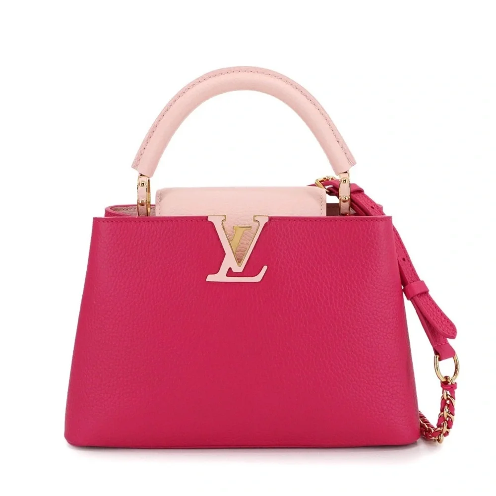 LOUIS VUITTON Capucines BB 2way Hand Shoulder Bag Taurillon Pink 90302134 - Picture 5 of 11